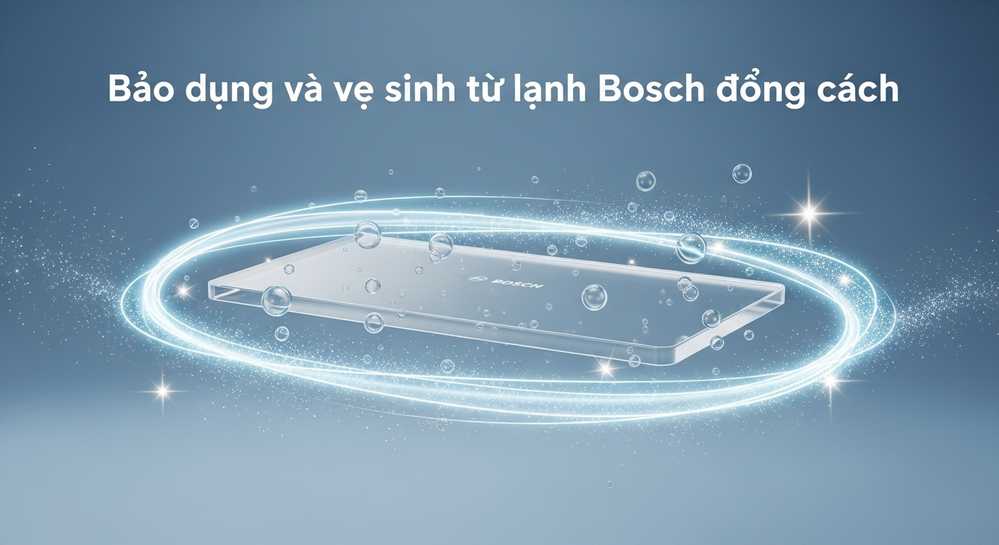 Hướng dẫn cách sử dụng tủ lạnh bosch chi tiết từ chuyên gia 3 Bảo dưỡng và vệ sinh tủ lạnh bosch đúng cách