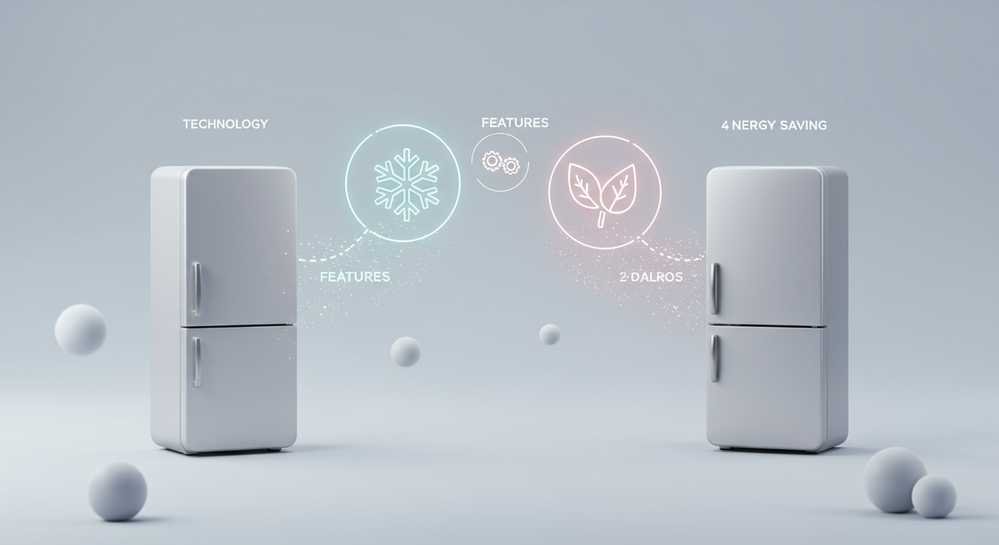 Nên mua tủ lạnh 2 cánh hay 4 cánh để tối ưu cho gia đình 3 So sánh công nghệ, tính năng và khả năng tiết kiệm điện