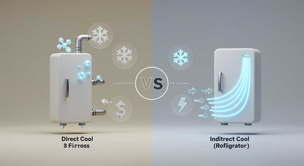 Phân biệt tủ lạnh trực tiếp và gián tiếp chi tiết nhất 2 Bảng so sánh chi tiết tủ lạnh trực tiếp và gián tiếp