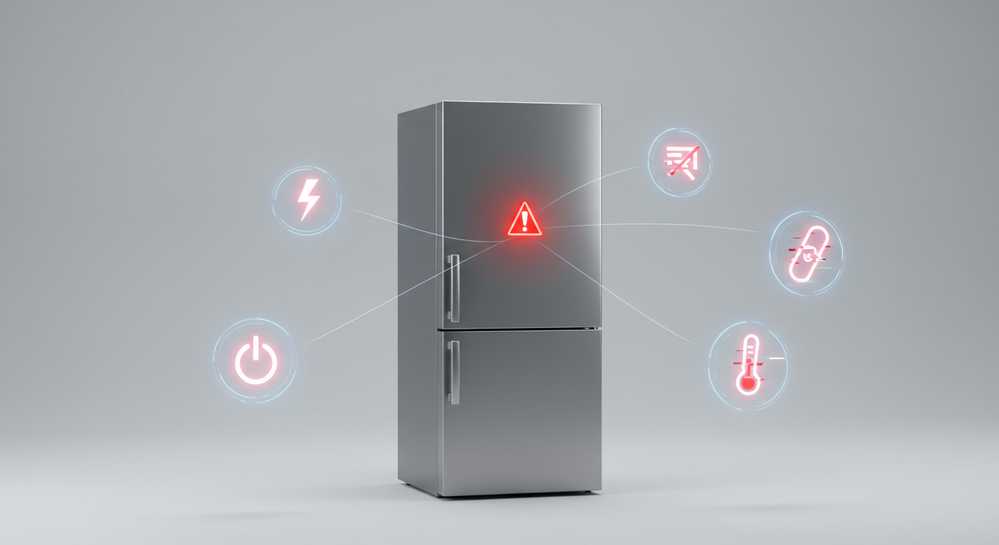 Tủ lạnh LG báo lỗi nháy đèn và cách xử lý nhanh chóng 1 Các nguyên nhân phổ biến khiến tủ lạnh LG nháy đèn