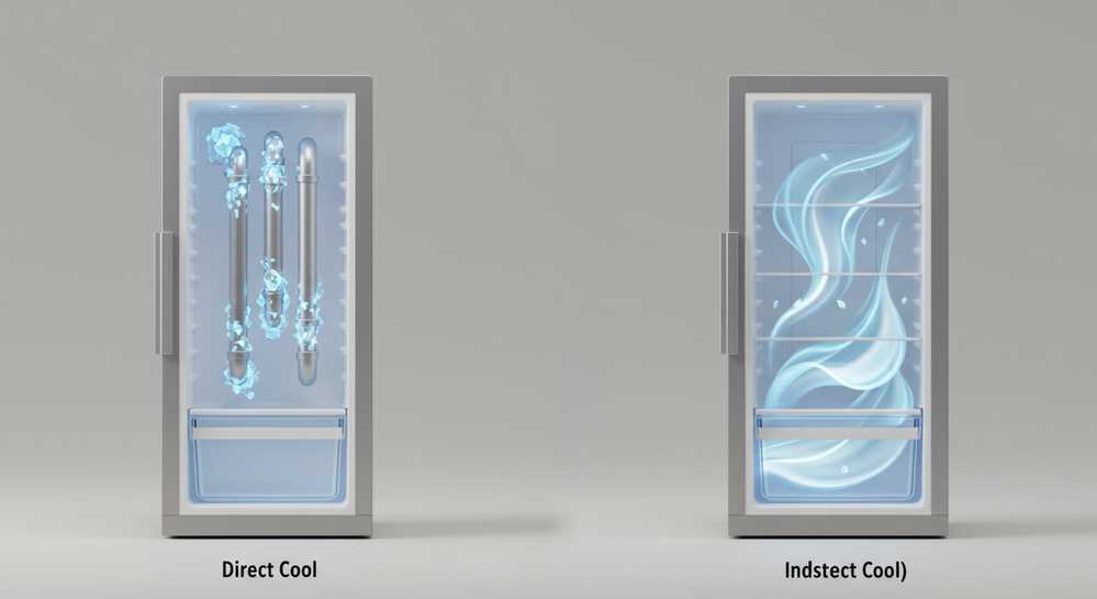 Phân biệt tủ lạnh trực tiếp và gián tiếp chi tiết nhất 1 Tủ lạnh làm lạnh gián tiếp hoạt động ra sao