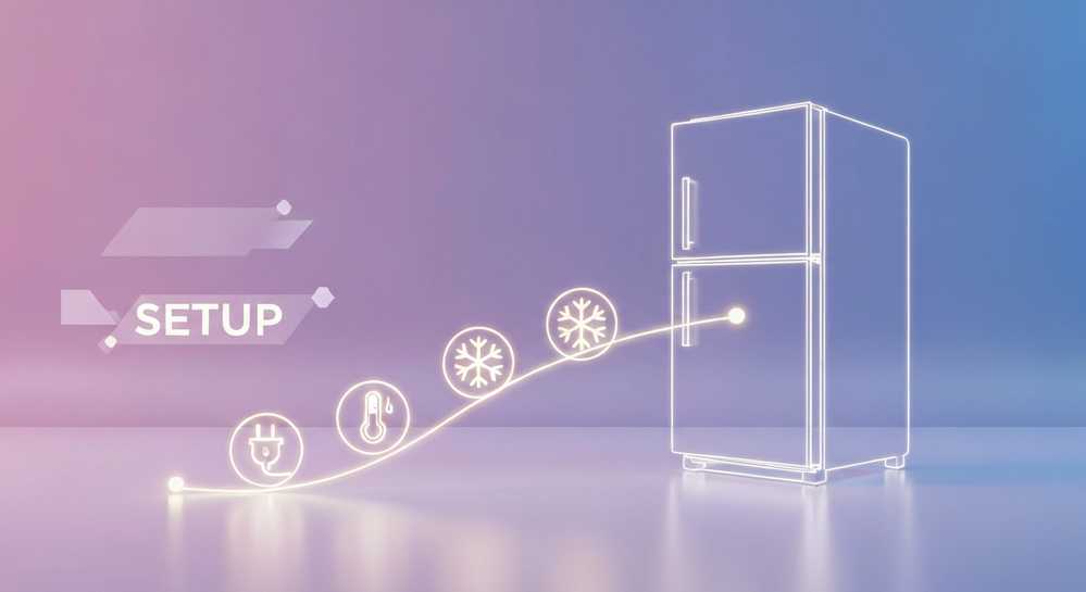 Hướng dẫn cách sử dụng tủ lạnh Sharp hiệu quả và bền bỉ 1 Các bước thiết lập ban đầu quan trọng